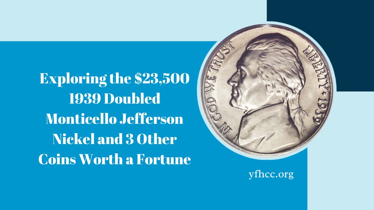 Exploring the $23,500 1939 Doubled Monticello Jefferson Nickel and 3 Other Coins Worth a Fortune